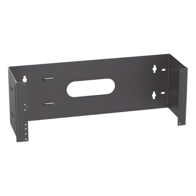 WBH4 - Rack Abierto de Pared con Bisagras / 4 UR / 19 in / Profundidad 159 mm (6.26 in) / Carga 18 kg (40 lb) / Bajo Perfil