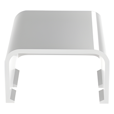 ECF10WH-X - Tapa Final, para uso con canaleta LD10, material ABS, Color Blanco