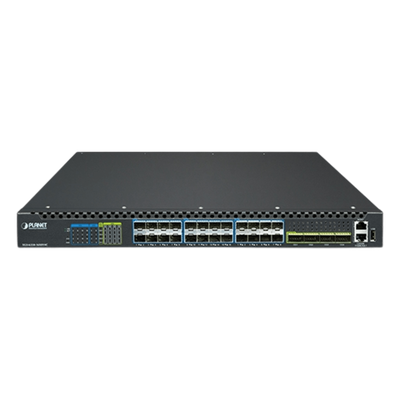 XGS-6350-16X8Y4C - Switch Gestionado Capa 3 / Puertos 100G QSFP28 / 25G SFP28 / 10G SFP+ / Conmutación Non-Blocking 1520 Gbps / Apilado 10 Unidades / ERPS G.8032 / Fuente Redundante Hot-Swap