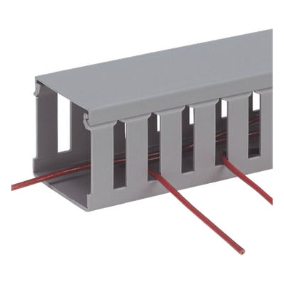 G3X3LG6 - Panduit Canaleta Ranurada de PVC / 3.25 in Ancho / 3.12 in Alto G3X3LG6