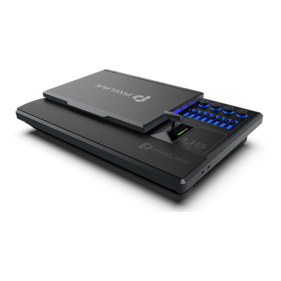 U5 - Controlador de Eventos / Pantalla Táctil 21.5" / Pantalla Inteligente 8" / 87 Botones LCD Programables / 4 Encoders y 8 Faders / HDMI 2.0 / 12G-SDI / Control MIDI y KVM / Diseño Plegable