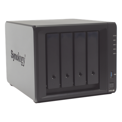 DS923PLUS - Synology Servidor NAS de 4 Bahías (Expandible a 9 Bahías) / Hasta 162 TB / Servicio Nube Gratis
