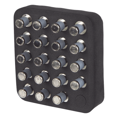 VDV512-056 - Kit de Mapeo Coaxial / 19 Ubicaciones Simultáneas / Conector F / Compatibilidad Scout Pro y Commander / 2.5 cm x 7.6 cm x 8.4 cm