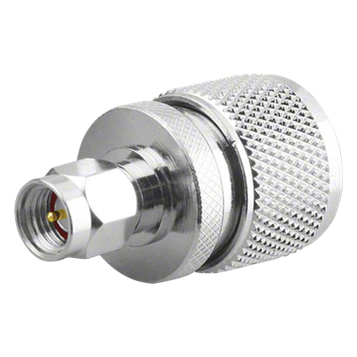 RSA-3456 - Rf Industries,Ltd Adaptador en Línea / SMA Macho a UHF Macho PL-259 / Cuerpo Bronce Niquelado