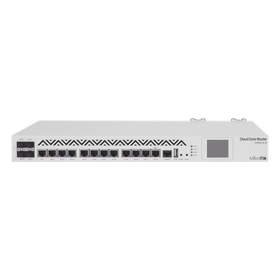 CCR1036-12G-4S - Mikrotik Cloud Core Router, CPU 36 Núcleos, Througput 16Gbps / 24Mpps, 12 Puertos Gigabit
