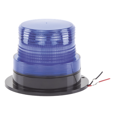 X126-B - Burbuja Brillante LED / 8 LEDs Gen III 4W / 340 Lúmenes / 10-110 VCC / 2 Patrones de Destello / Montaje Permanente
