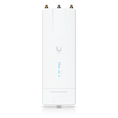 WAVE-MLO5 - Radio Enlace Wi-Fi 7 / 5 GHz / Rendimiento 5 Gbps / Alcance 100 km (328 kft) / MLO hasta 20 km (65.6 kft) / PoE 10GbE / Análisis Espectral
