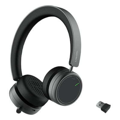 DH50-B - Fanvil Auricular Inalámbrico LINKVIL DH50-B con Bluetooth 5.4 y Micrófono Retráctil