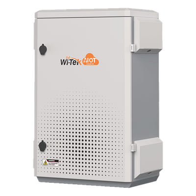 WI-IOTBOX03-V3 - Gabinete de Protección IP55 / Acero SPCC / 380 x 660 x 240 mm / Rieles DIN / Montaje Vertical u Horizontal / 4 Placas Laterales Externas