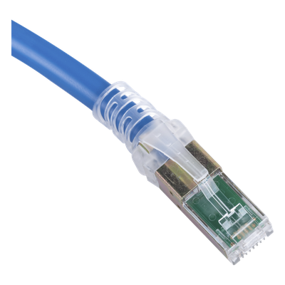 ZM6A-07-06B - Patch Cord Cat6A UTP / CM / 2.13 m (7 ft) / 23 AWG / 10GBASE-T / PoE+ / UL2043 / Azul