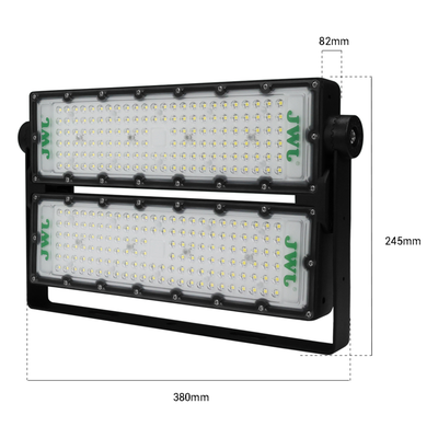 JLREP200 - Reflector LED 200 W /350 x 250 mm / 85 - 265 Vca~ 50/60Hz / TCC 6 500 K / Uso en exterior.