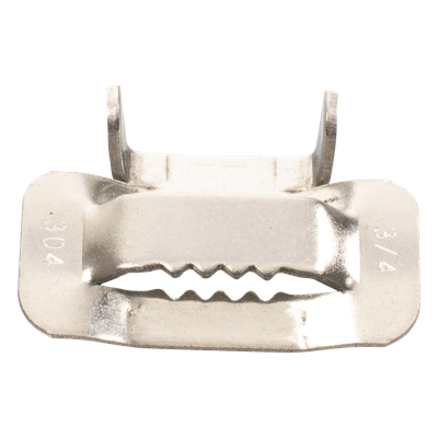 LP-SSBT-34 - Hebilla de Acero Inoxidable / 3/4" / 100 Piezas / Compatible ADSS / Mini-ADSS / Figura 8