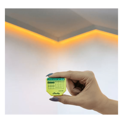 SHELLYPLUSRGBWPM - Shelly Controlador LED RGBW / Wi-Fi 2.4 GHz / 4 Canales SHELLYPLUSRGBWPM