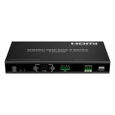 TTMOIPTX - Extensor HDMI sobre IP / Transmisor / 4K@60Hz / 120 m (394 ft) / HDMI 2.0 / HDCP 2.2 / PoE / RS-232 / IR Bidireccional / Multicast