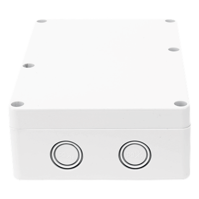 TXG-01-11 - Gabinete Plástico para Exterior / IP65 / 180 x 125 x 57 mm / 16 Entradas de Cableado / -20 a 60 °C / ABS