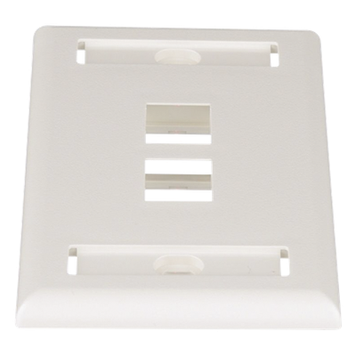 NK2FIWY - Panduit Placa de Pared Vertical / 2 Puertos Keystone / Espacios para Etiquetas NK2FIWY