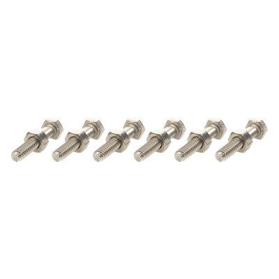 TORN-TZ30G - Paquete de tornillos con tuercas / Acero inoxidable 1/4 x 1 1/4 pulg / 6 piezas / Incluye arandelas reforzadas