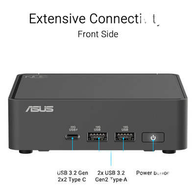 BOXNUCI5ALL - Asus Mini PC / Core 5 210H 8 Núcleos hasta 4.8 GHz / 16 GB DDR5-5600 BOXNUCI5ALL