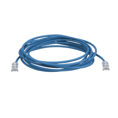 UTP28SP50BU - Cable de Parcheo Cat6 UTP / 28AWG Diámetro Reducido / 15.24 m (50 ft) / Doble Clasificación CM/LSZH / Azul