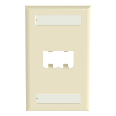 CFPL2EIY - Panduit Placa de Pared Vertical / 2 Puertos Mini-Com / Diseño Plano CFPL2EIY
