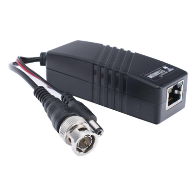 TT4816PVTURBOTX - (TRANSCEPTOR) TRANSMISOR ACTIVO para Kits KITTT4PVTURBOX, KITTT8PVTURBOX, KITTT16PVTURBOX y KIT-TT16PVTURBOX-RX / Regula el voltaje de 36 Vcc a 12Vcc / HD-TVI/CVI/AHD/CVBS / Se instala del lado de la cámara.