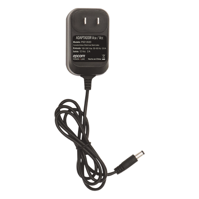 PSD1202D - Fuente de Poder Regulada / 12 VCC / 2 A / Entrada 100-240 VCA / Cable 96 cm (3.15 ft) / -20°C a 45°C