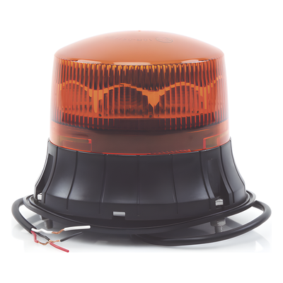 XP-1535-A - Burbuja LED Giratoria / Ámbar / 9 LEDs / 12-30 VCC / IP65 / Montaje Permanente