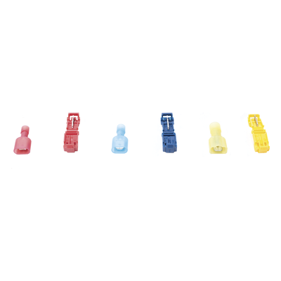 CT-T123 - Kit Conectores T-Tap / 120 Piezas / 3 Calibres AWG / Cobre Estañado / Sin Corte de Cables / -10°C a 70°C