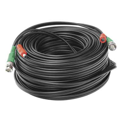 DIY-30M-HD - Epcom Powerline Cable Coaxial BNC RG59 con Alimentación / SIAMES / 30 Metros (98.43 Pies)