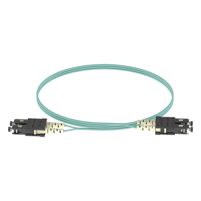 FX23RSNSNSNM003 - Jumper de Fibra Óptica / Multimodo OM3 50/125 / SC-SC Duplex / OFNR Riser / Aqua / 3 m (9.84 ft)