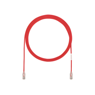 UTP28SP0.5MRD - Cable de Parcheo UTP / Cat6 / 28AWG Diámetro Reducido / 0.5 m (1.64 ft) / RJ45 / Rojo