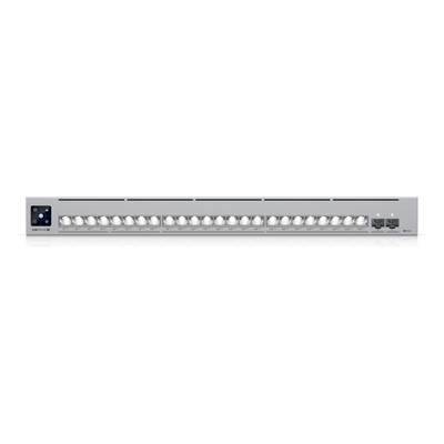 USW-PRO-XG-24-POE - Switch Administrable Capa 3 / 24 Puertos PoE+++ / 16 × 10 GbE + 8 × 2.5 GbE / 2 Puertos SFP28 25 G / 720 W PoE / Etherlighting™