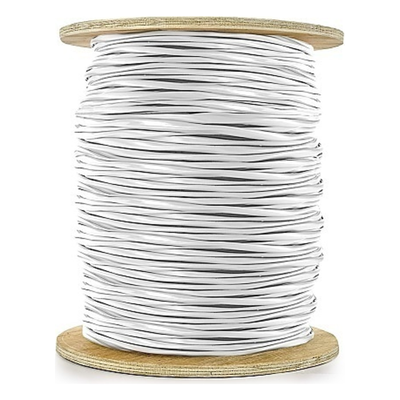 3223-1012 - Carrete de 305 Metros (1000 Pies) de Cable / 2 x 14 AWG / Blindado / Plenum / Color Blanco / Para Aplicaciones de Audio, Seguridad y Control