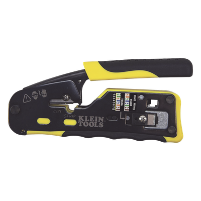 VDV226-110 - Ponchadora/Pelacables/Cortacables / Conectores Pass-Thru RJ45 / RJ11/RJ12 Estándar / Matraca Ciclo Completo / 28-22 AWG