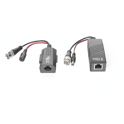 TT-4816-PVTURBO - Kit de Transceptores Activos TURBO HD / Conversión 36/24 Vcc a 12 Vcc Regulados / Transmisión 200 m (656.2 ft) / Compatible HD-TVI, HD-CVI, AHD, CVBS / UTP Cat5e/6
