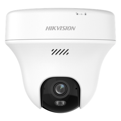 DS-2CFWQ5 - Hikvision Cámara Turret PT IP / 5 Megapixel 3K / Dual Light 10 m (32.8 ft) DS-2CFWQ5