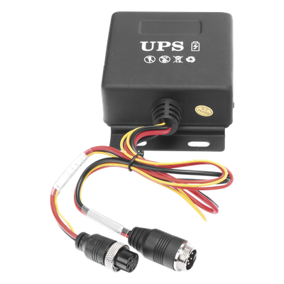 XMRUPS - UPS para Videovigilancia Móvil / 24 VDC / 2000 mAh / 20 min Autonomía / Anti-vibración / -10°C a 60°C / Conector Aviación