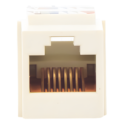 NK5E88MIWY - Jack Keystone / Cat 5e / 8P8C / Leadframe / T568A-B / Sin Blindaje / Blanco Mate