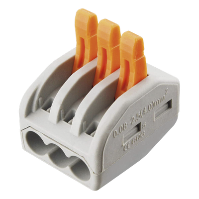 CON-1004 - Epcom Powerline Conector de Presión / 1 Entrada 2 Salidas / 250V 32A CON-1004