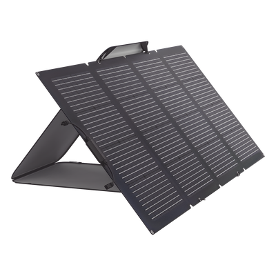 EF-FLEX-220B - Módulo Solar Portátil y Flexible de 220W Recomendado para Estaciones Portátiles EFD330, EFD350 ó EFD500 / Ajuste de Ángulo / Carga Eficiente / Incluye Cable XT60 a MC4