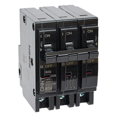 B2QP315E - Chint Interruptor Termomagnético Enchufable / 3 Polos / 15A B2QP315E