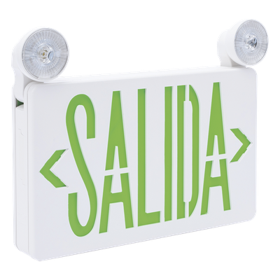 SFKDC860 - Sfire Letrero de Emergencia LED / Dual Salida y Luz de Emergencia / Montaje Universal