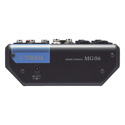 MG06 - Yamaha Mezcladora de Audio / 6 Canales / 2 Entradas de Micrófono MG06