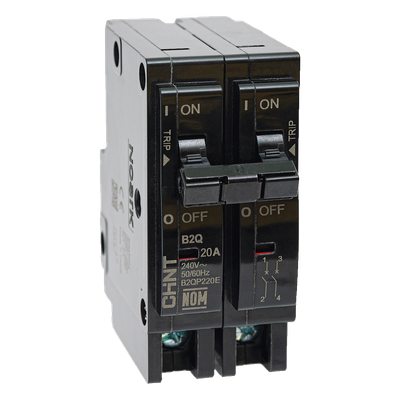 B2QP240E - Chint Interruptor Termomagnético Enchufable / 2 Polos / 40A B2QP240E