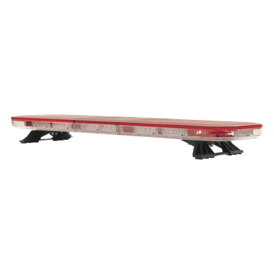 X67RW - Barra de luces LED de 47", 108 LED, con control de tráfico en color ámbar, dual color rojo/claro, ideal para equipar ambulancias y unidades de bomberos