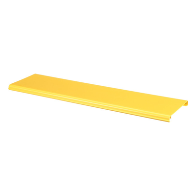 FRHC6YL2 - Tapa con Bisagra para Canaleta / PVC Rígido UL 94V-0 / Longitud 2 m (6.6 ft) / Radio de Curvatura 2' (0.6 m) / Color Amarillo / Sistema QuikLock