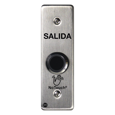 NT-SS001-ES - Sti Interruptor IR sin contacto / Acero inoxidable 304 / Montaje delgado 4.5 x 4.5 x 0.26