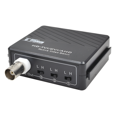 TT4501R - Receptor de Video Activo / Transmisión 400 m (1312.3 ft) / HD-TVI/CVI/AHD/CVBS / 2 Megapixel / Inmunidad al Ruido 60 dB / Protección contra Sobretensión Grado III