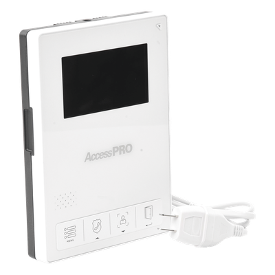 TVPRO-400-MW - Monitor LCD Adicional / Pantalla 4.3 Pulgadas / Control Touch / Comunicación Bidireccional / Apertura de Puerta / Alimentación 110-240 VCA