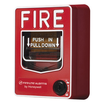 W-BG12LX - Estación Manual Inalámbrica Direccionable / Doble Acción / Reinicio por Llave / Red de Malla SWIFT / 4 Baterías CR-123A / Rotulación en Inglés
